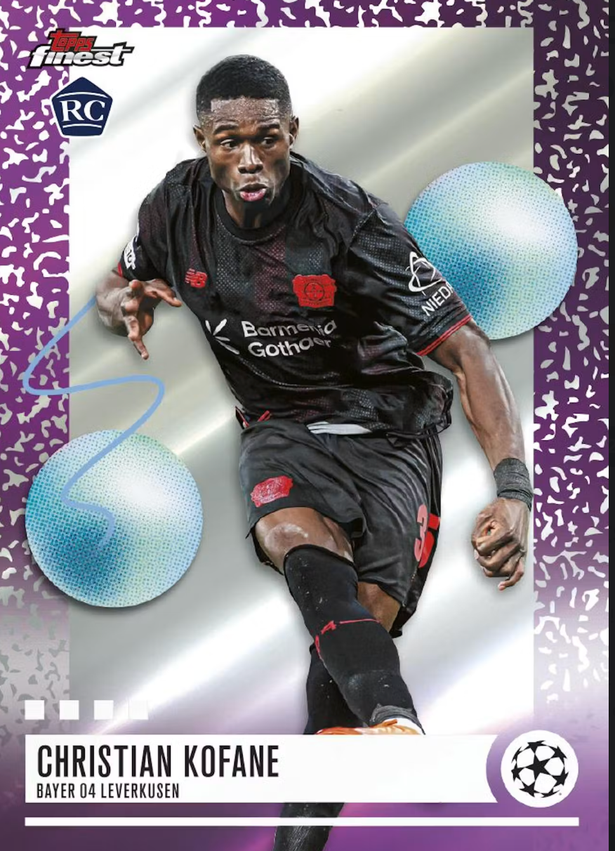 2025-26 Topps UEFA Club Competitions Finest Soccer Hobby Box