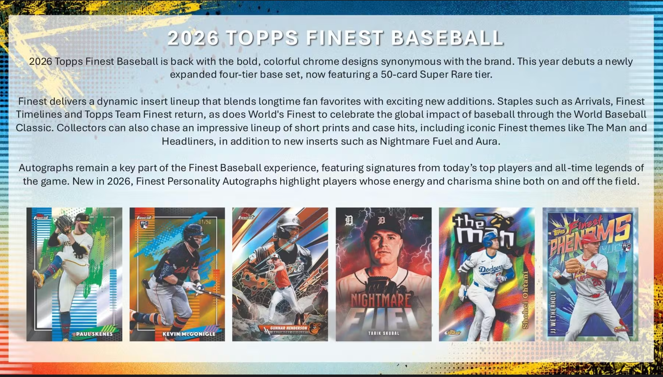 2026 Topps Finest Baseball Hobby Box