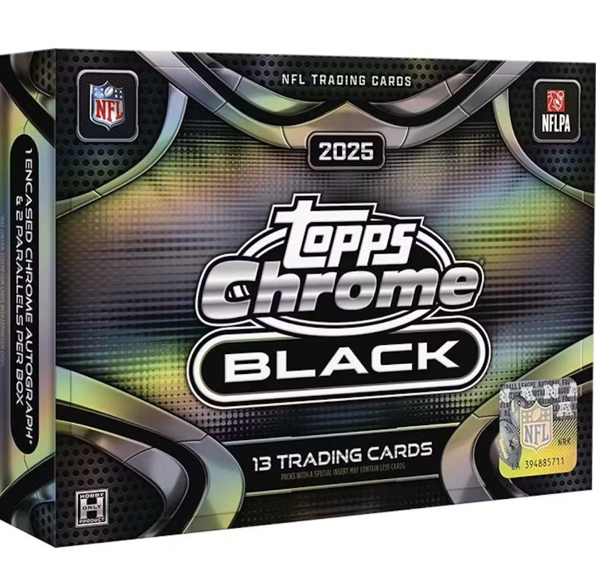 2025 Topps Chrome Black Football Hobby Box