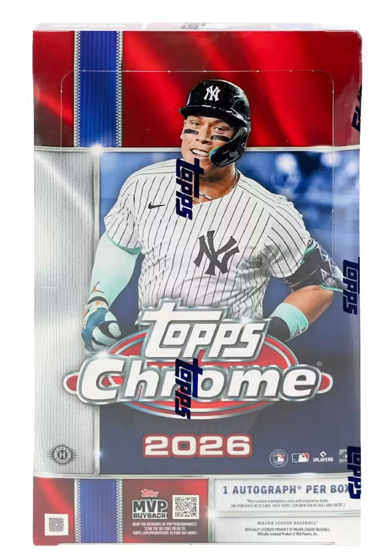 2026 Topps Chrome Baseball Hobby Box