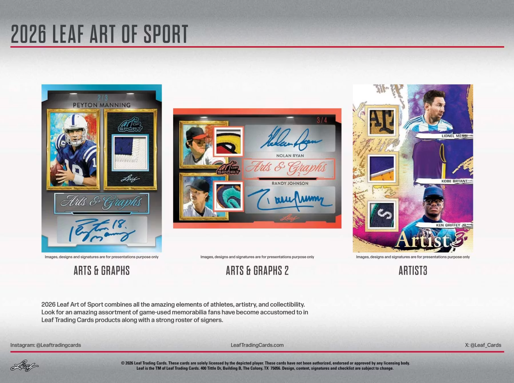 2026 Leaf Art of Sport Hobby Box