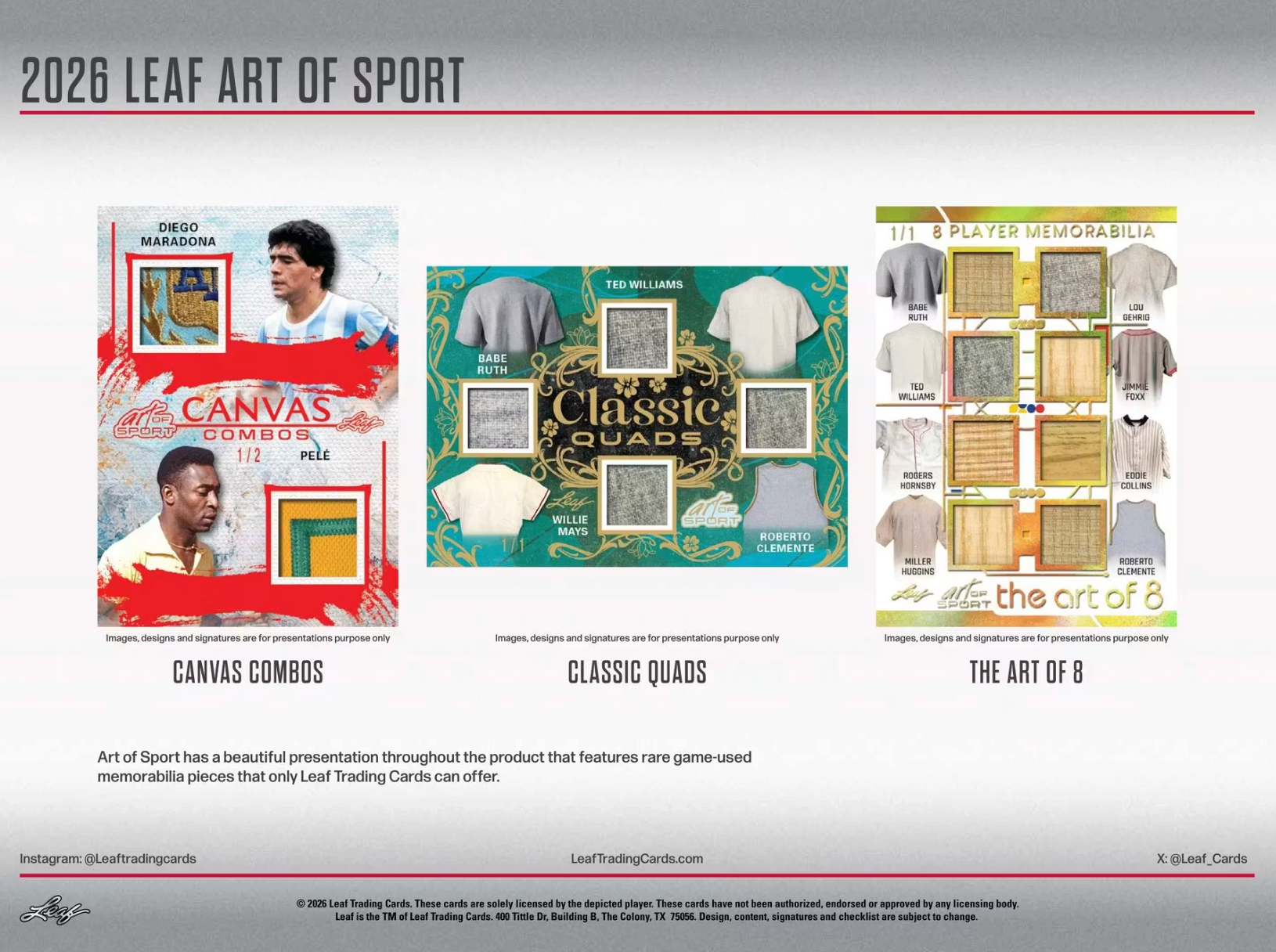 2026 Leaf Art of Sport Hobby Box