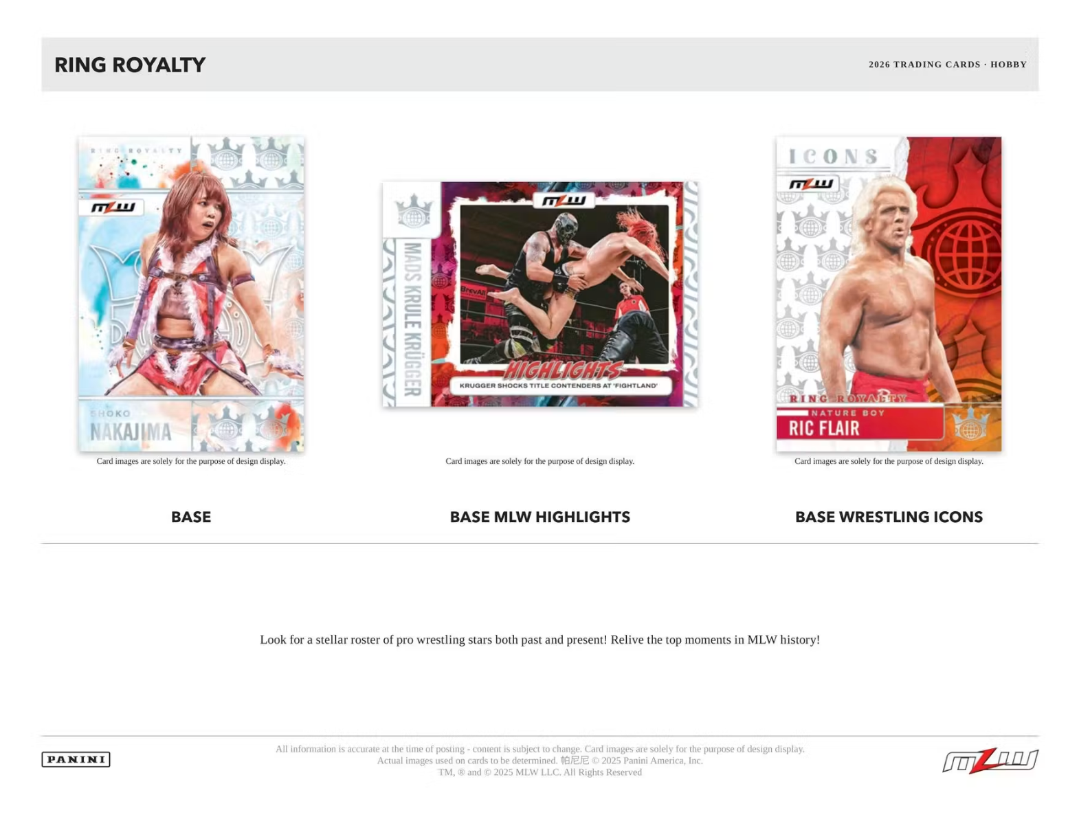 2026 Panini Ring Royalty Major League Wrestling Hobby Box