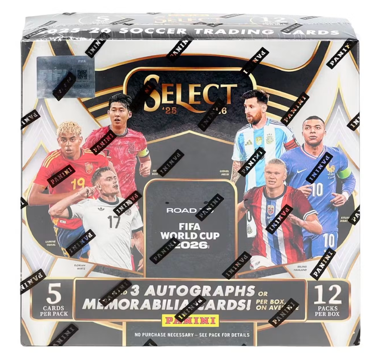 2025-26 Panini Select Road To FIFA World Cup 2026 Soccer Hobby Box