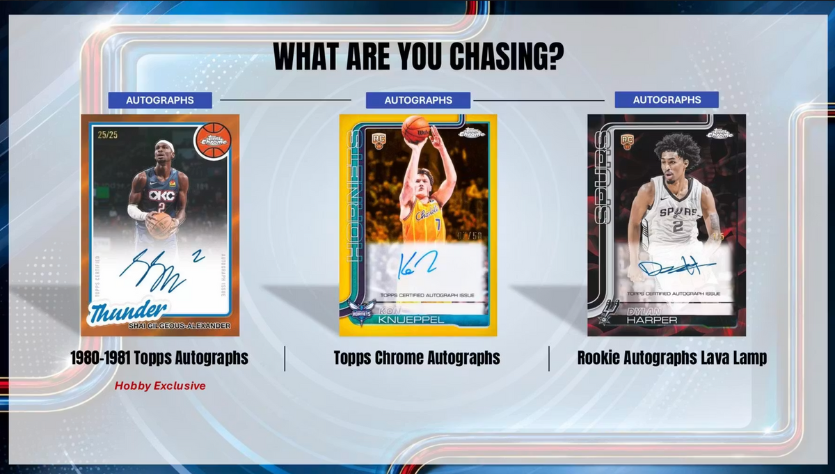 2025-26 Topps Chrome Update Series Basketball Blaster Box