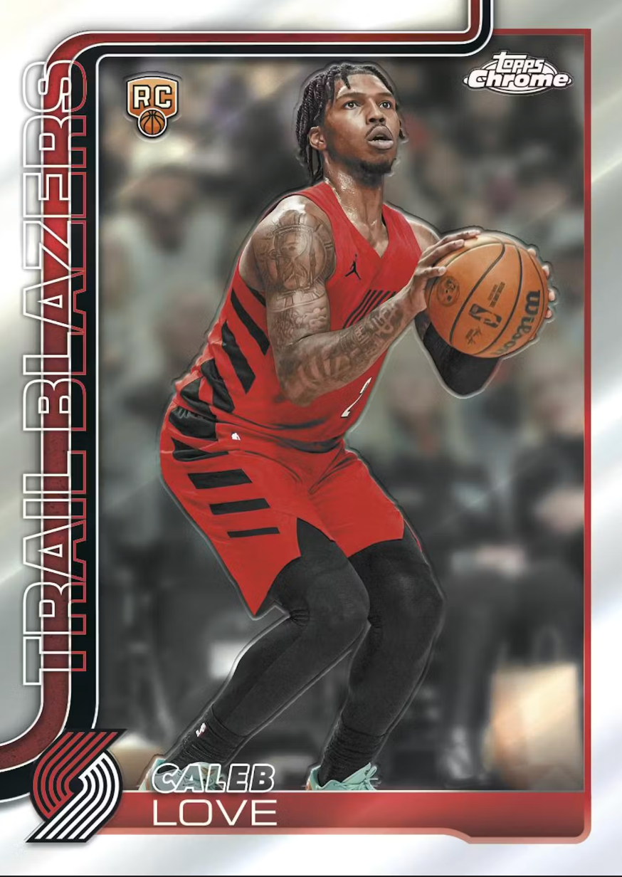 2025-26 Topps Chrome Update Series Basketball Blaster Box
