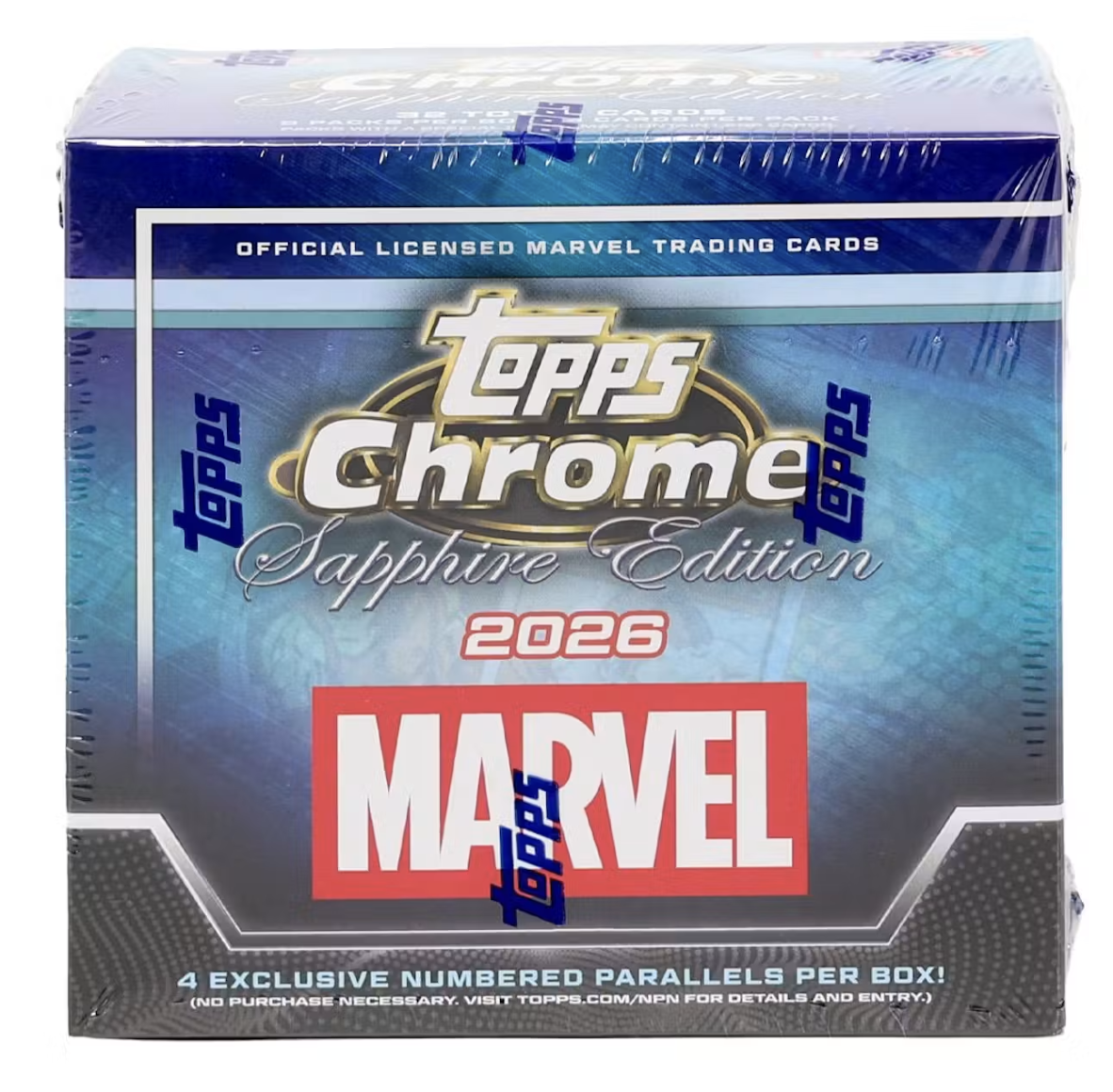 2026 Topps Marvel Comics Chrome Sapphire Edition Box