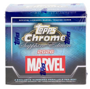 2026 Topps Marvel Comics Chrome Sapphire Edition Box