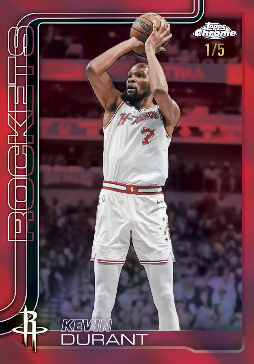 2025-26 Topps Chrome Update Series Basketball Hobby Jumbo Box