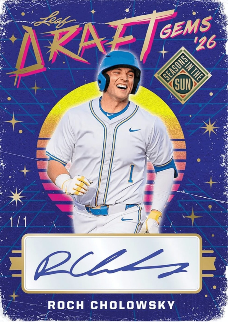 2026 Leaf Seasons in the Sun Baseball Hobby Box