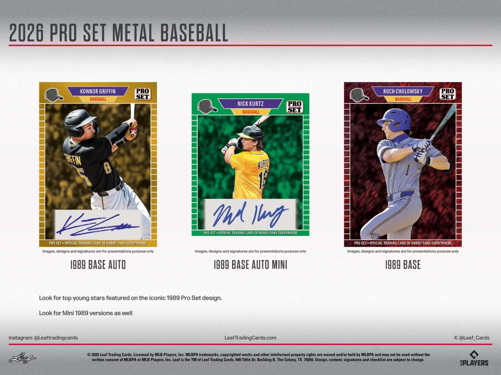 2026 Pro Set Metal Baseball Hobby Box