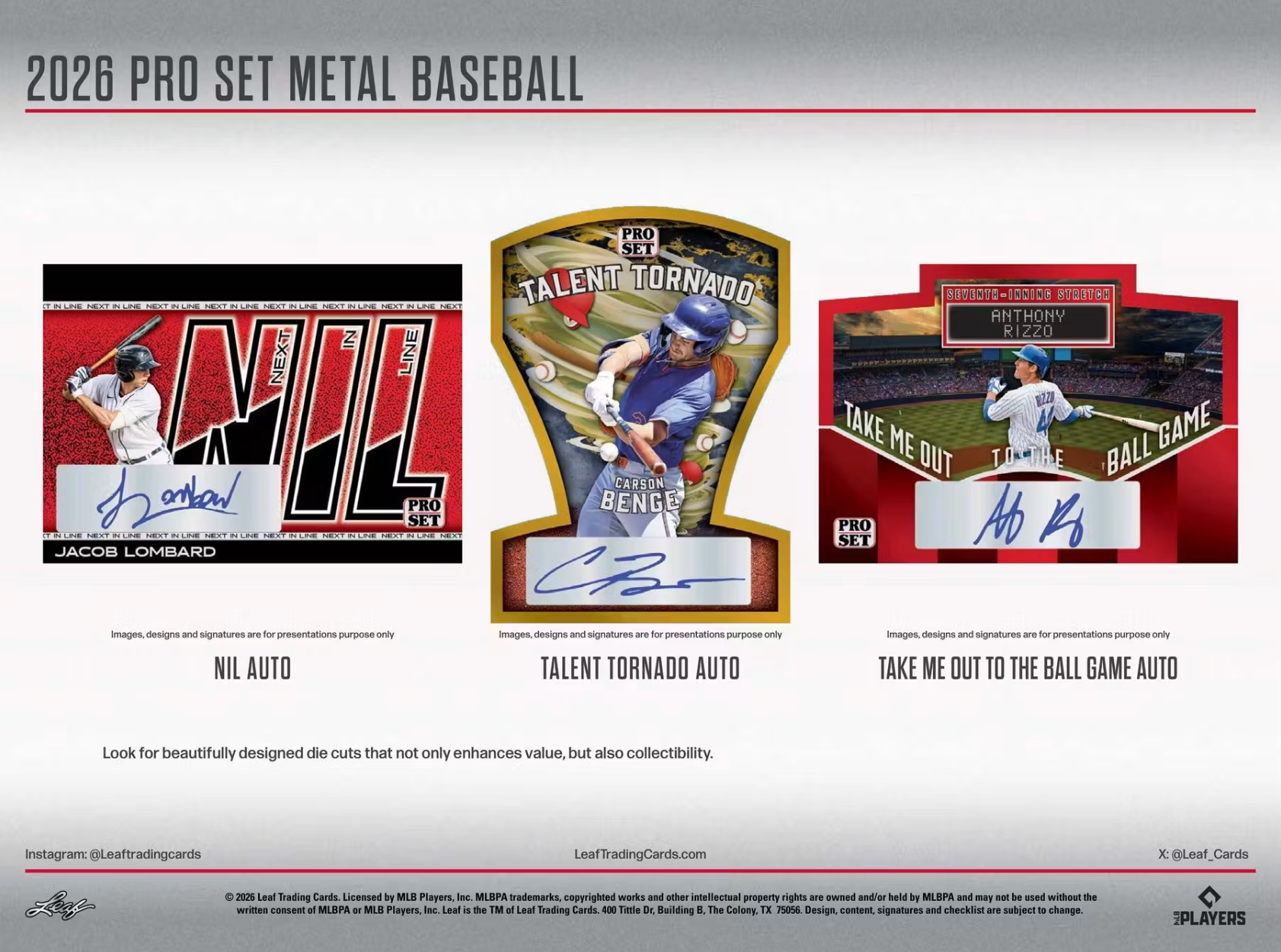 2026 Pro Set Metal Baseball Hobby Box