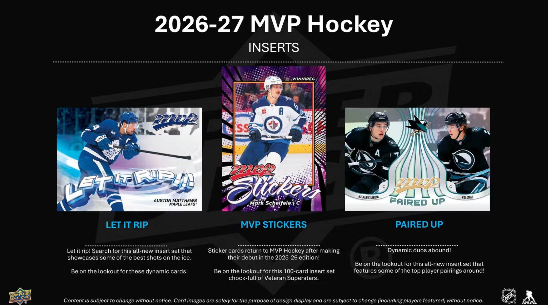 2026-27 Upper Deck MVP Hockey Blaster Box