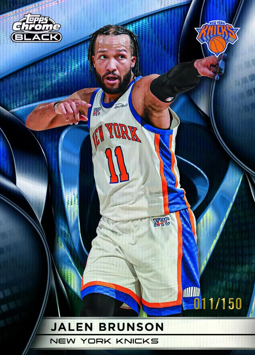 2025-26 Topps Chrome Black Basketball Hobby Box