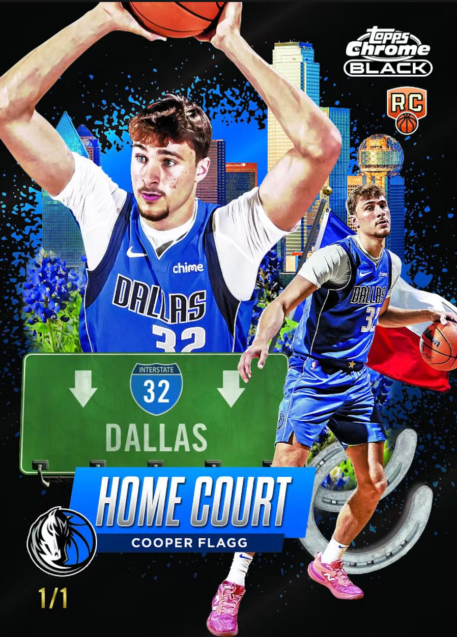 2025-26 Topps Chrome Black Basketball Hobby Box