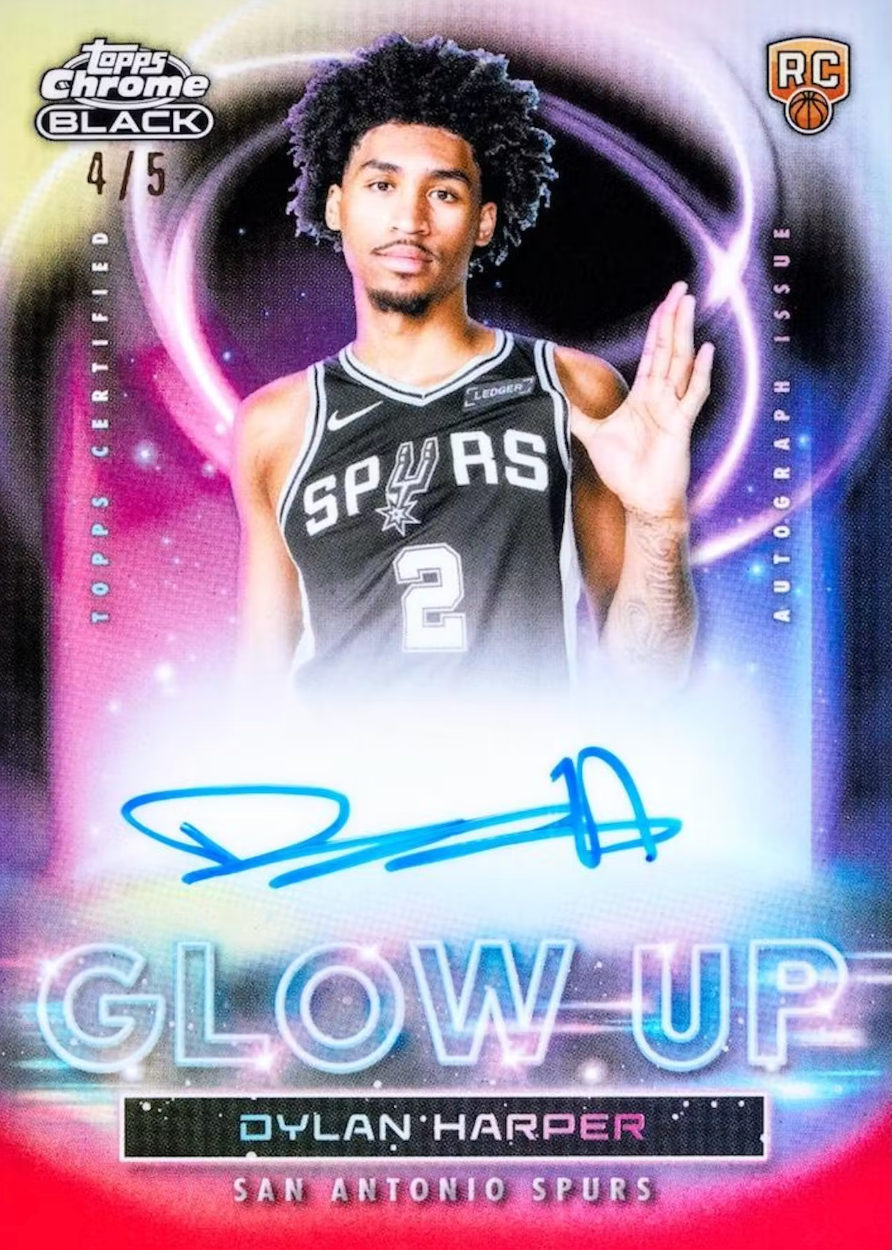 2025-26 Topps Chrome Black Basketball Hobby Box