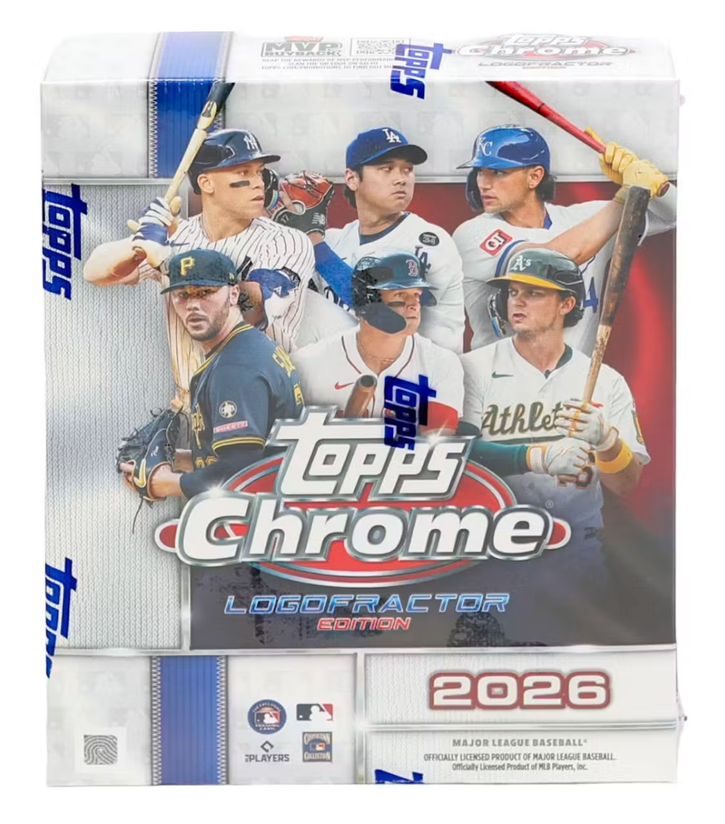 2026 Topps Chrome Baseball Logofractor Edition Box