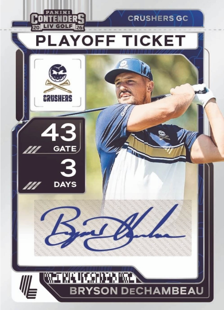 2026 Panini Contenders LIV Golf Hobby Box