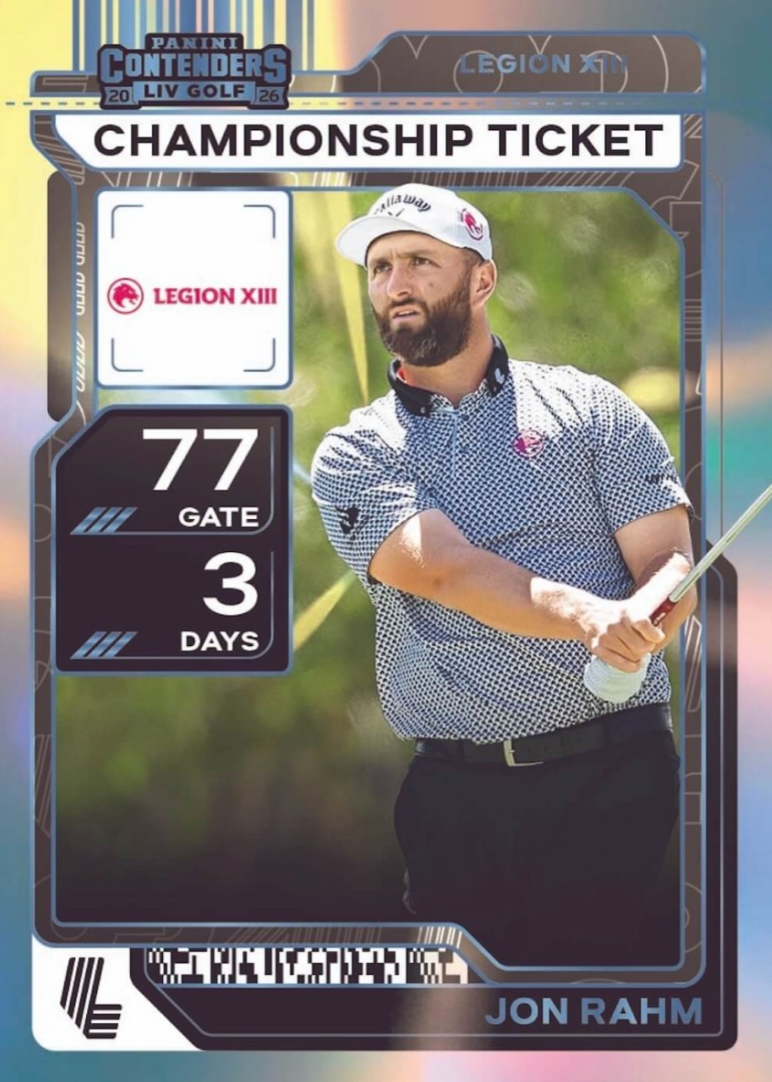 2026 Panini Contenders LIV Golf Hobby Box