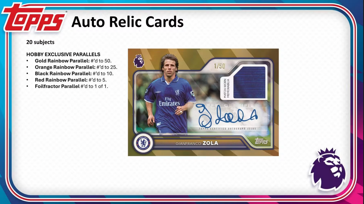 2026-27 Topps English Premier League Soccer Hobby Box