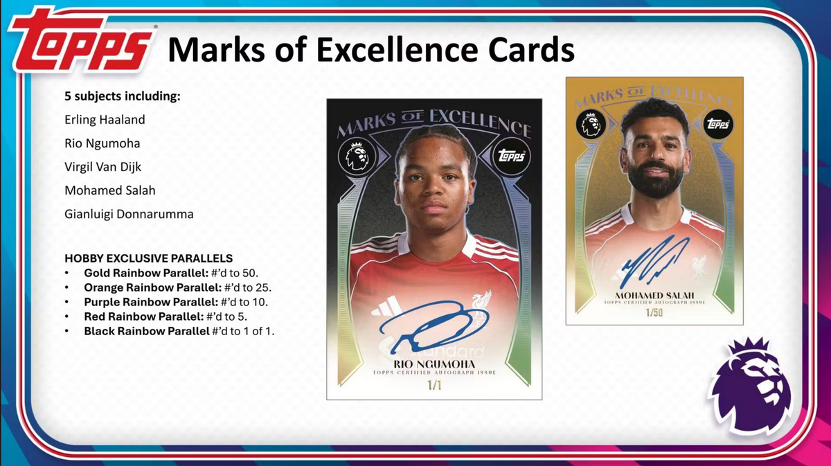 2026-27 Topps English Premier League Soccer Hobby Box