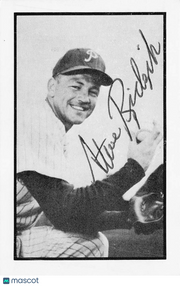 1983 B.G.H.L.I. Baseball Collector Series Steve Ridzik Autograph #48 Phillies