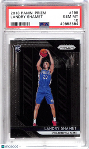 2018 Panini Prizm Landry Shamet #199 PSA 10