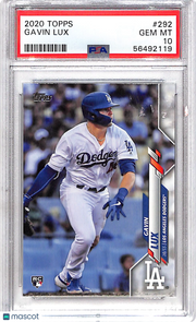 2020 Topps Gavin Lux #292 PSA 10