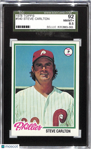 1978 Topps Steve Carlton #540 SGC 8.5 Philadelphia Phillies