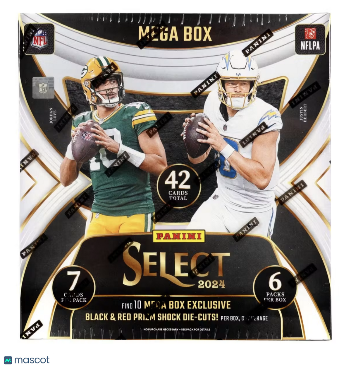2024 Panini Select Football Mega Box (Black & Red Prizms!)