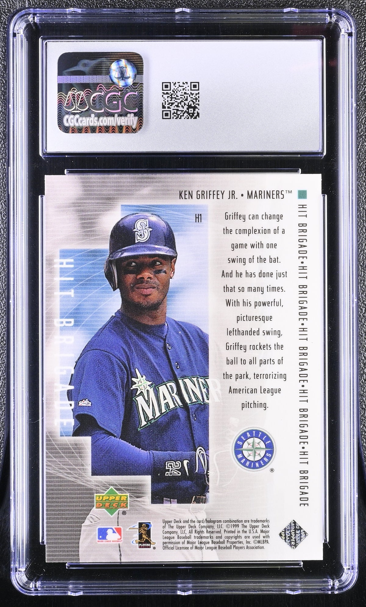 2000 Upper Deck Ken Griffey Jr. Hit Brigade #H1 CGC 9.5 Seattle Mariners