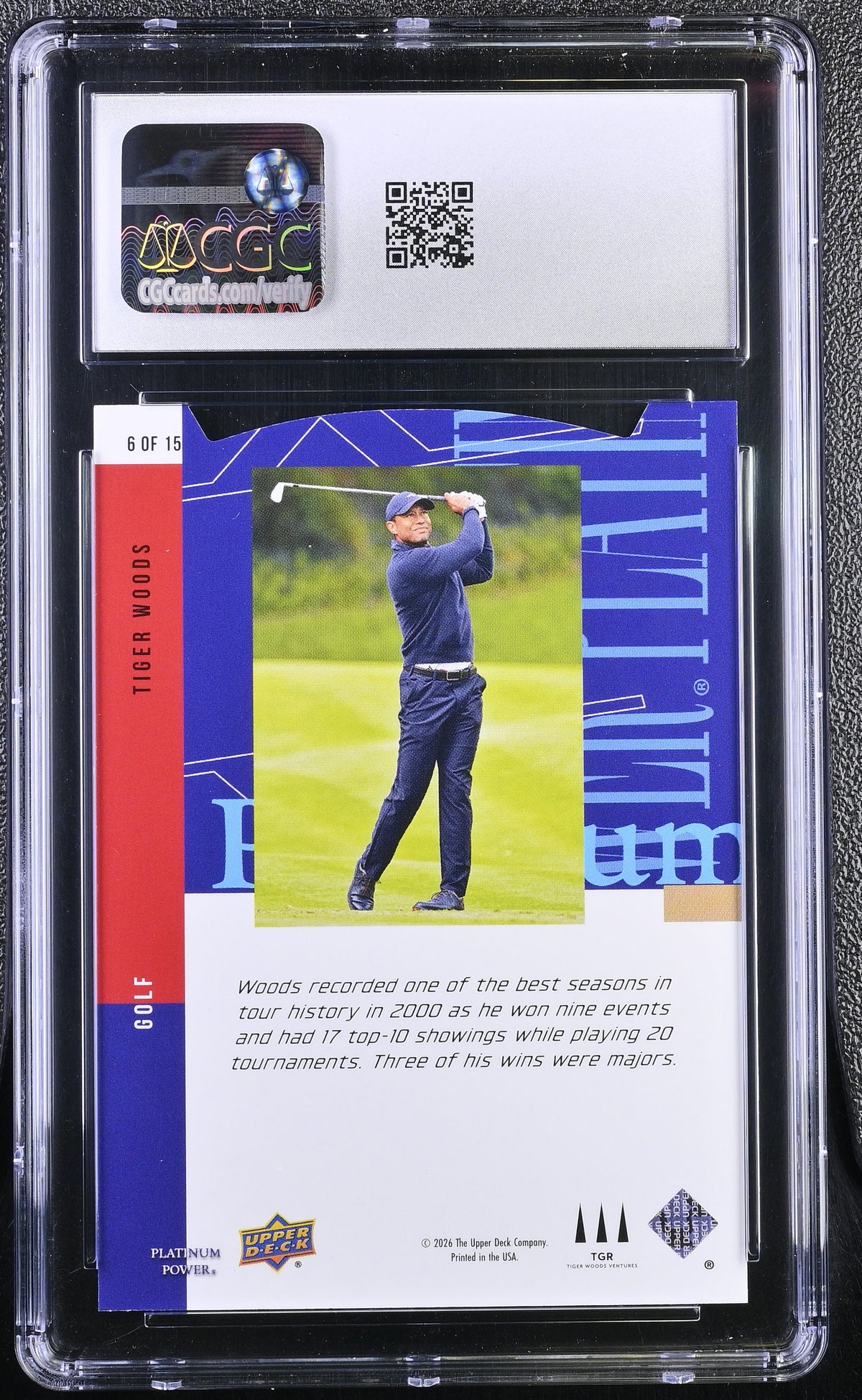 2026 Upper Deck CDD Conference Platinum Power #6 CGC 10