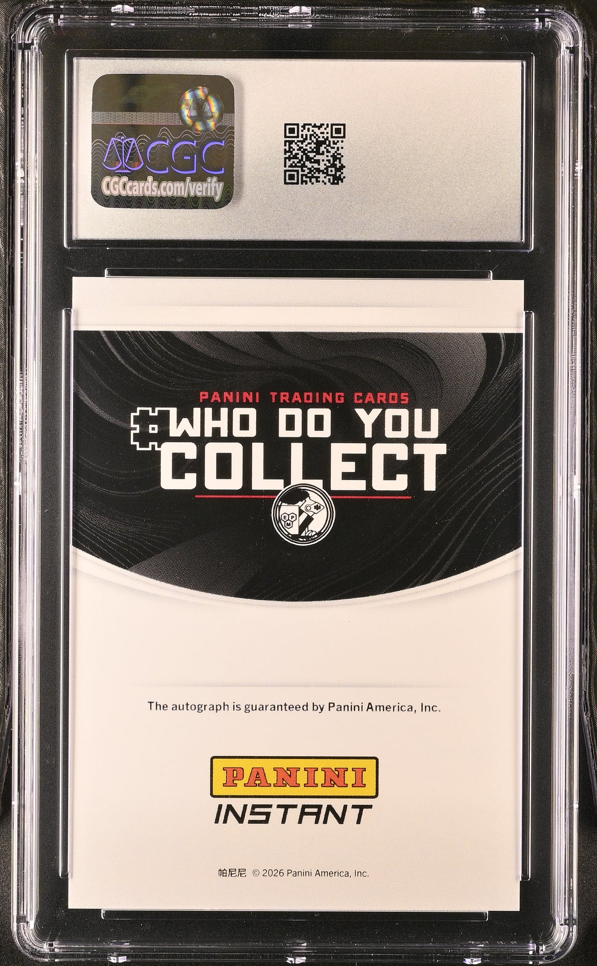 2026 Panini The National Vip VJ Edgecombe Instant Access Autographs CGC 10