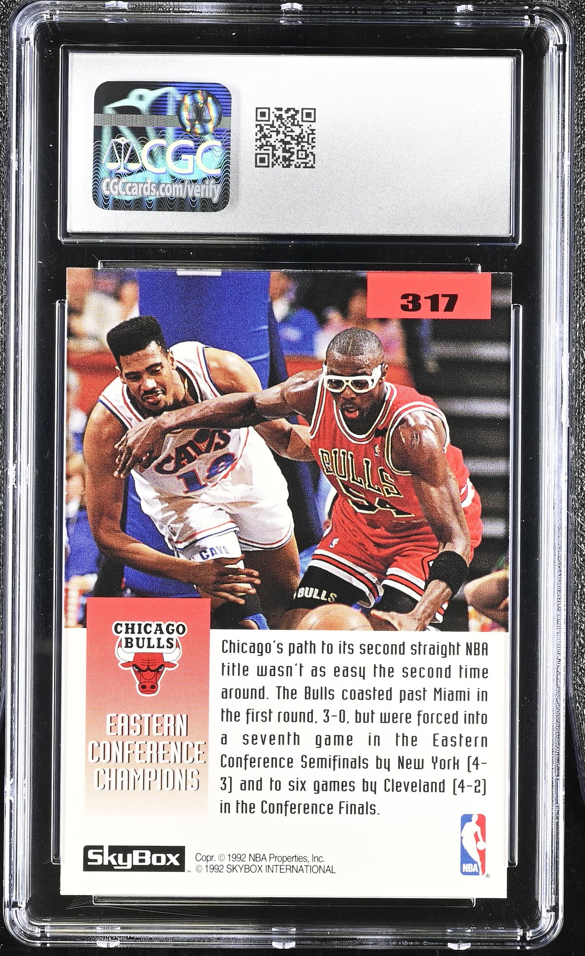 1992-93 Skybox Scottie Pippen #317 CGC 9.5 Chicago Bulls