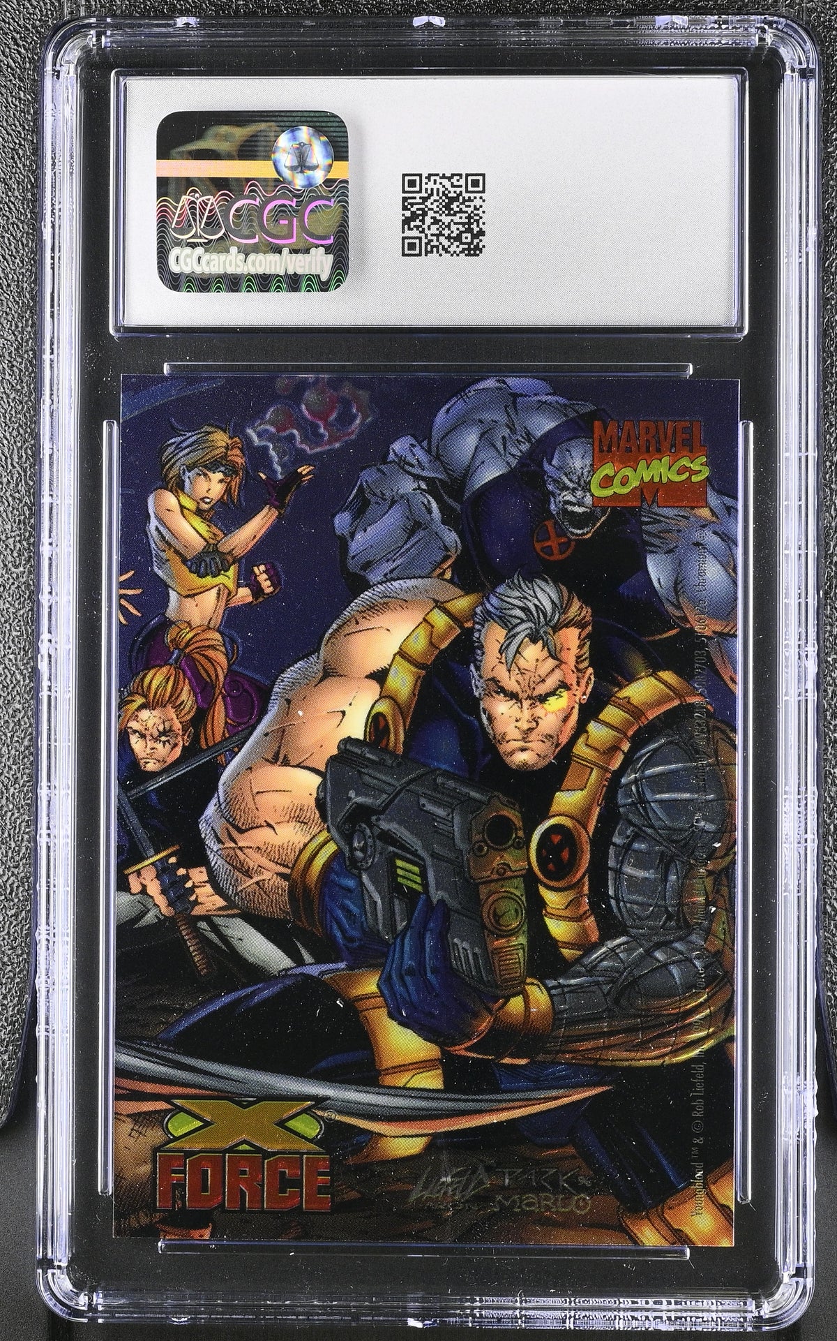 1997 Image Wizard Magazine Series 4 Youngblood / X-Force Chromium #6 CGC 10