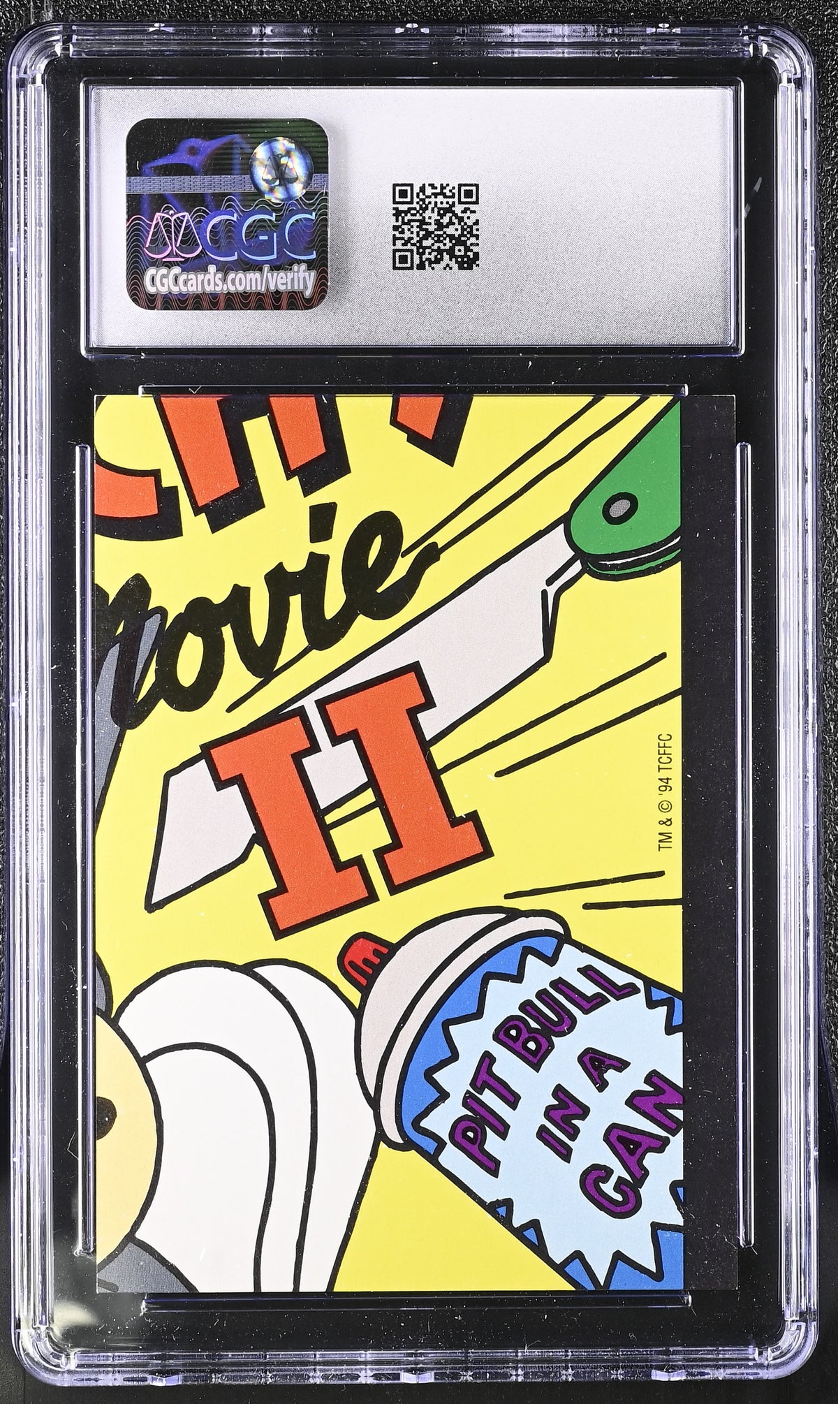 1994 Skybox The Simpsons Series II Krusty the Clown #W4 Wiggle Cards CGC 9.5