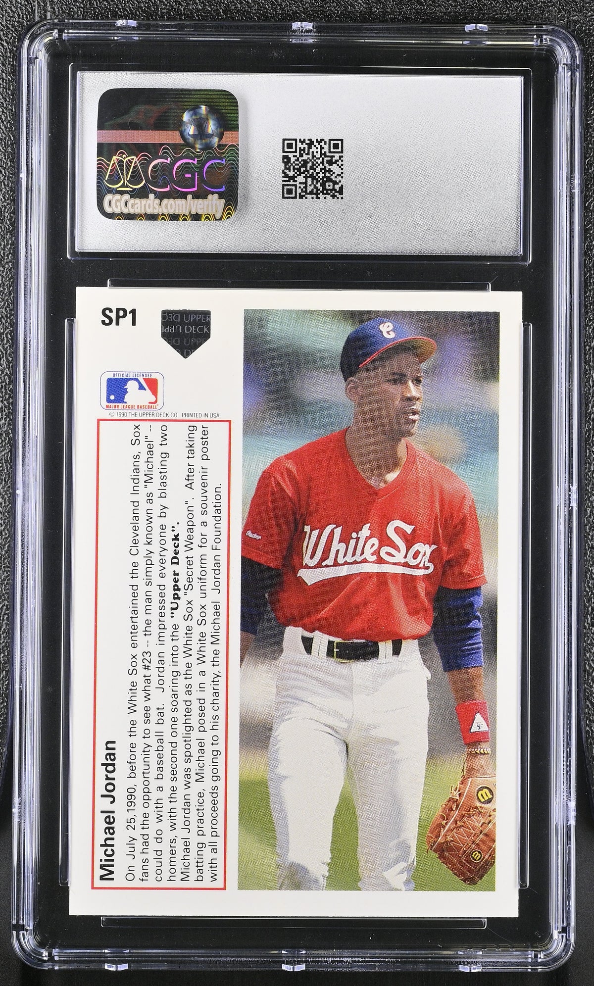 1991 Upper Deck Michael Jordan Rookie #SP1 CGC 7 Chicago White Sox