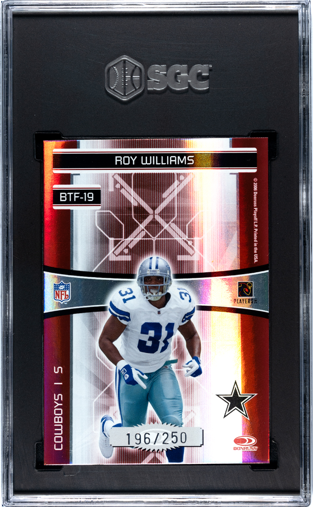 2006 Elite Williams Deion Sanders Back To The Future Red  /250 SGC 9 Cowboys