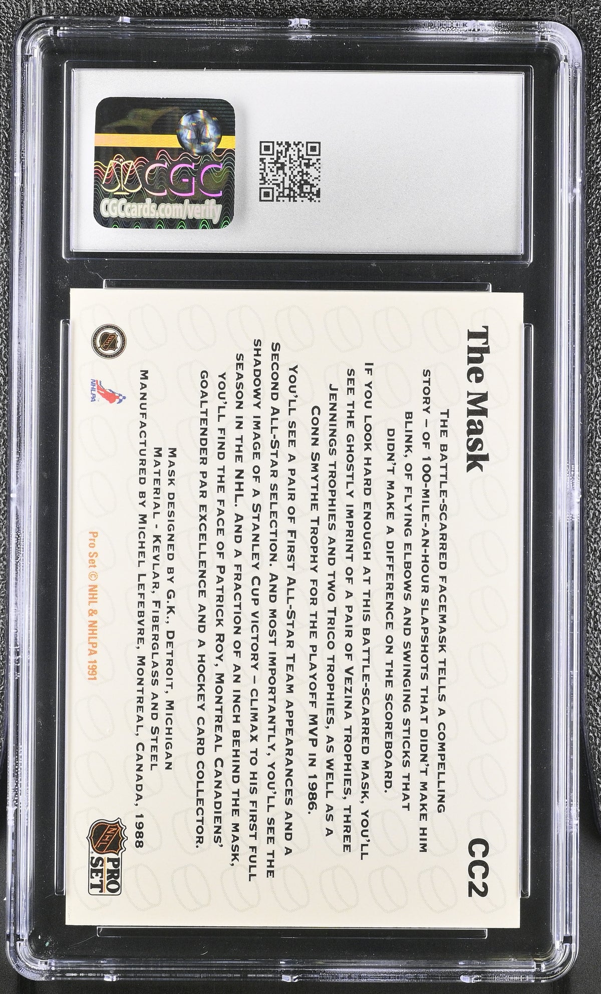 1991-92 Pro Set The Mask Collectibles #CC2 CGC 7.5