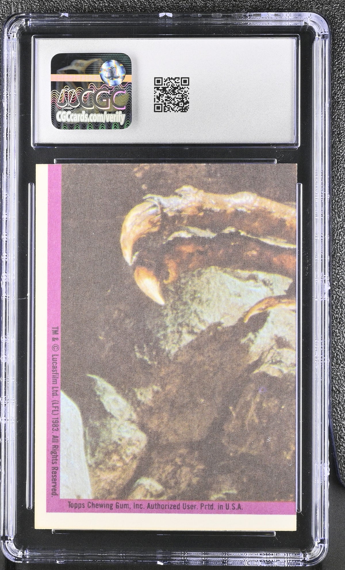 1983 Topps Return Of The Jedi - Series 2 See-Threepio #38 Sticker CGC 8