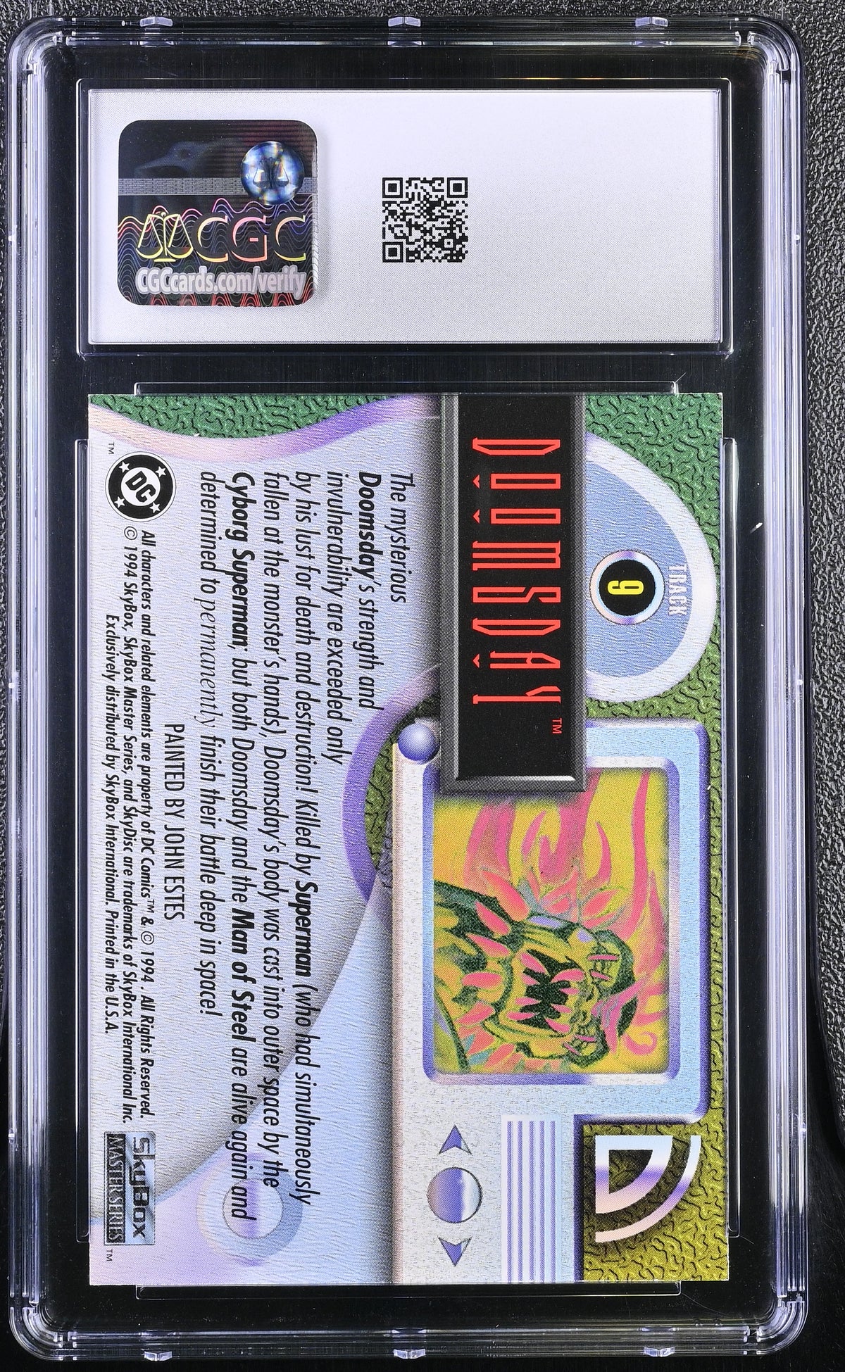1994 Skybox DC Master Series Doomsday #9 CGC 10
