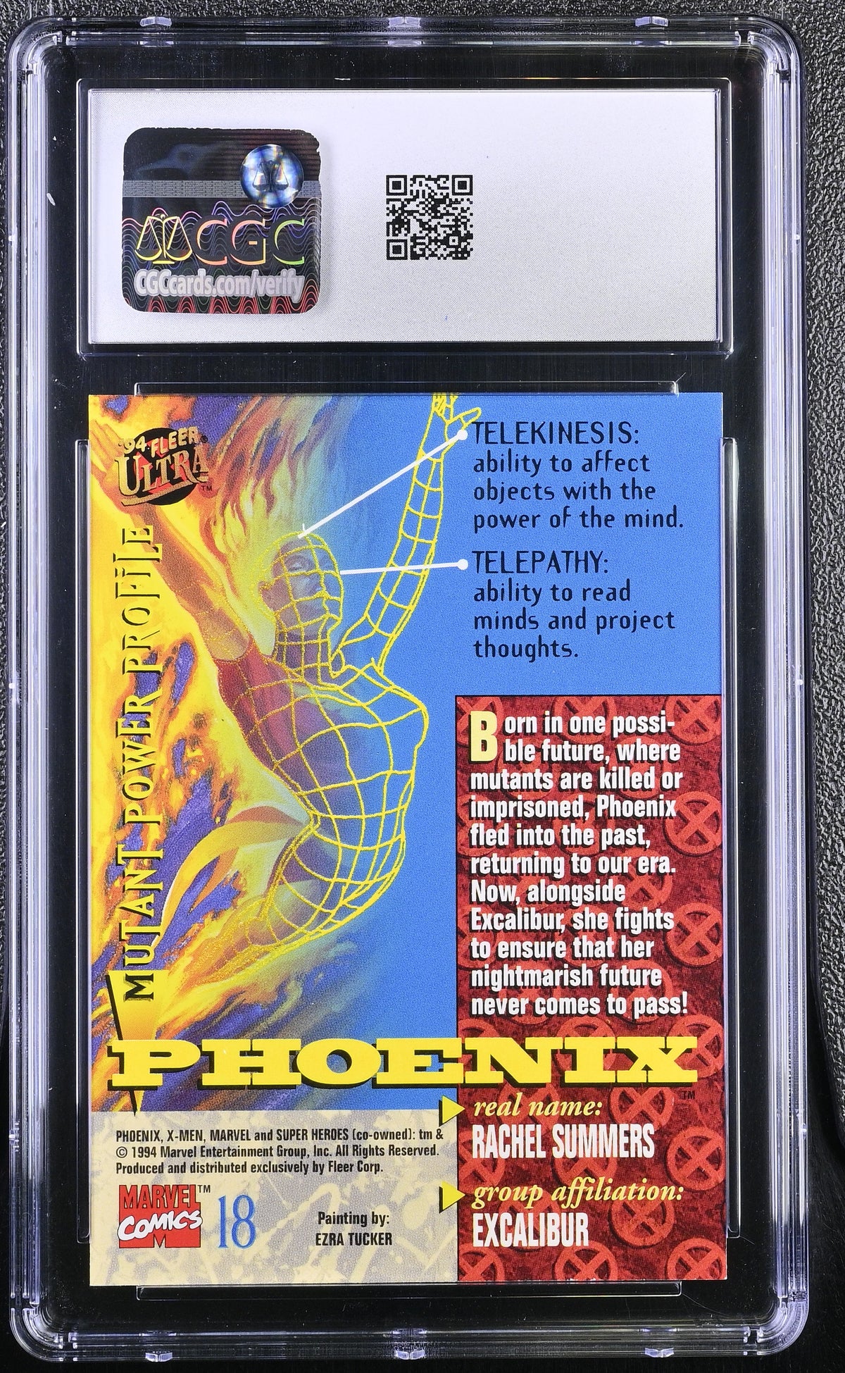 1994 Fleer Ultra X-Men Phoenix #18 CGC 10
