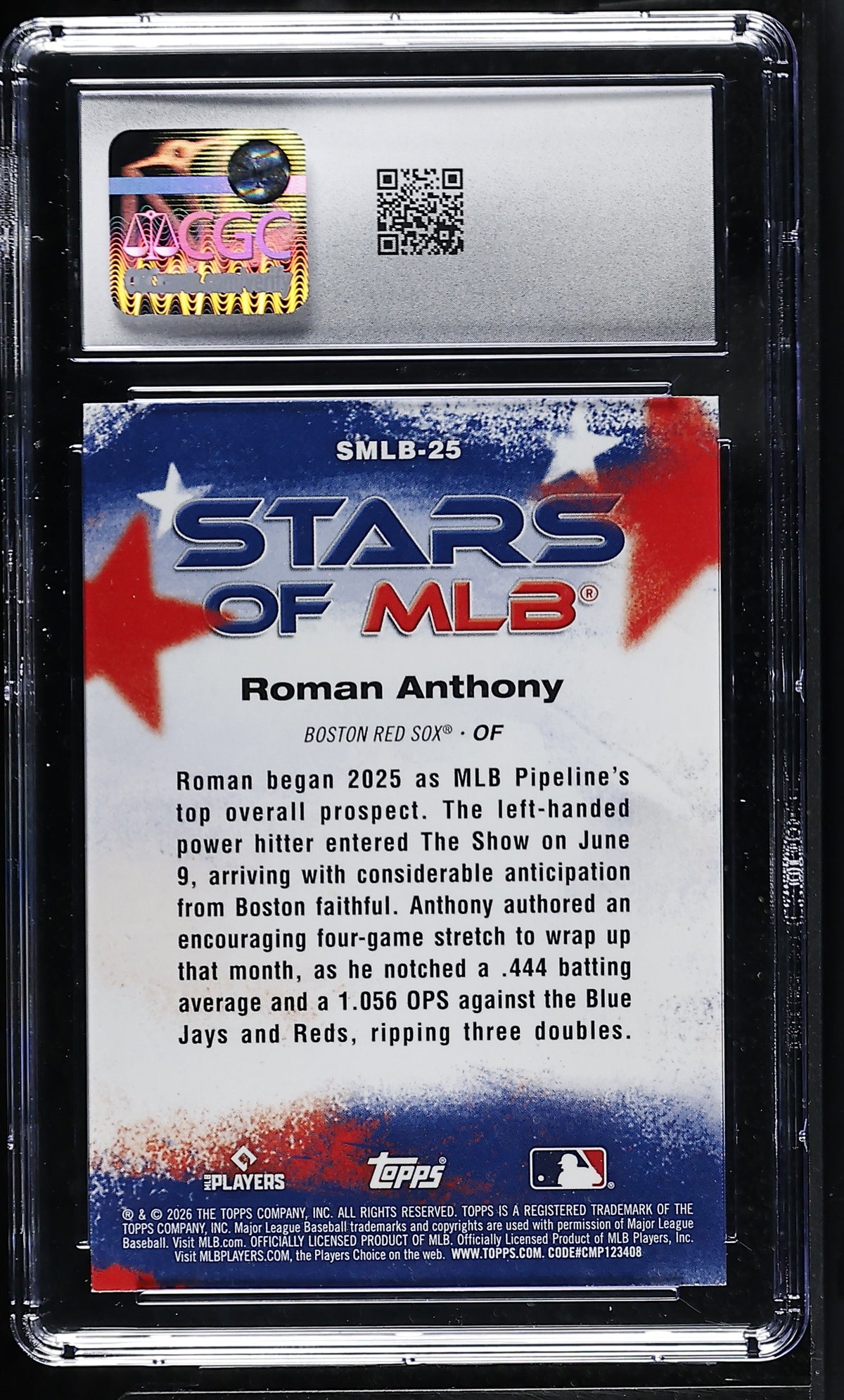 2026 Topps Roman Anthony Stars of MLB #SMLB-25 CGC 9