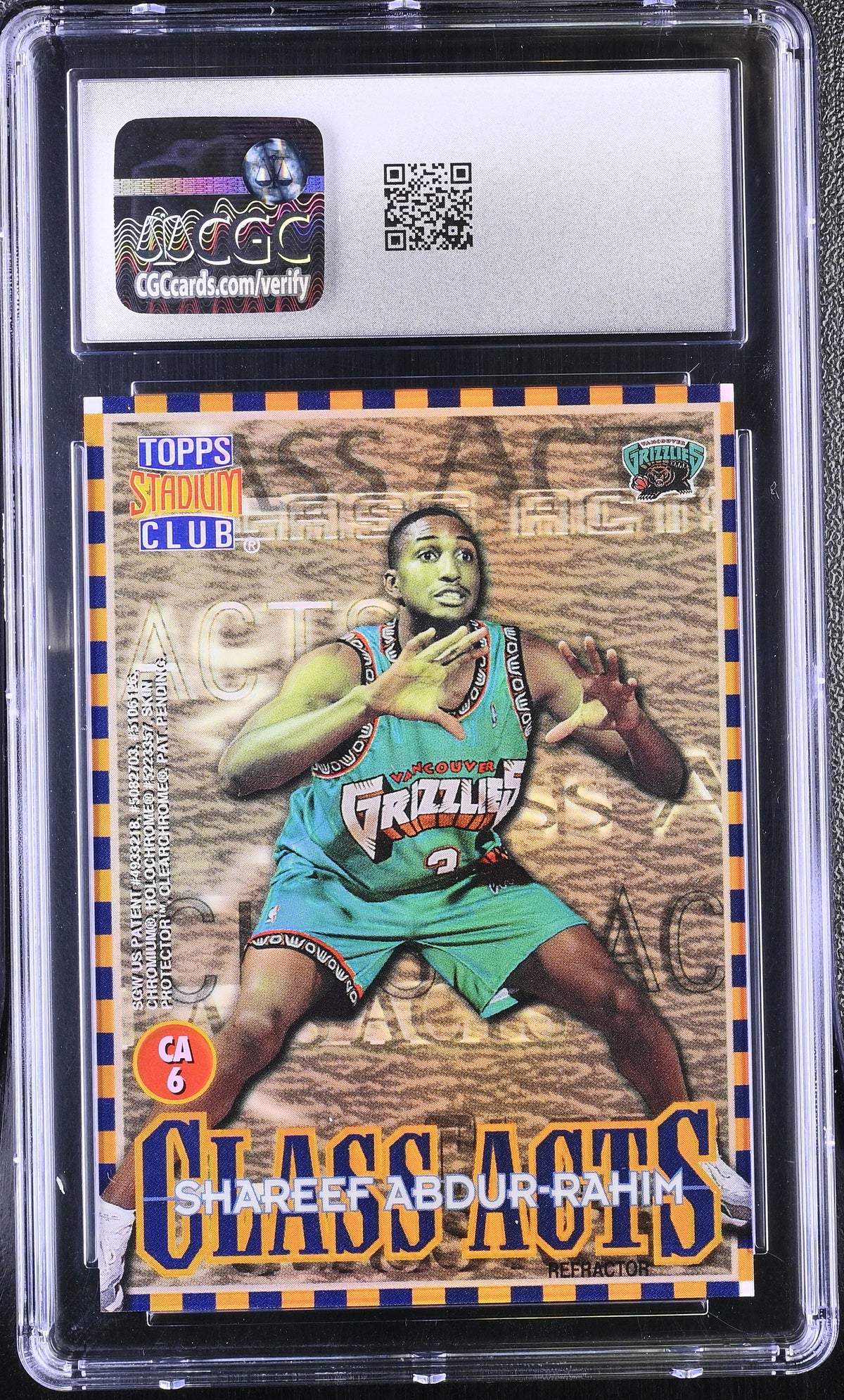 1996-97 Stadium Club Jason Kidd/Shareef Abdur-Rahim Class Acts #CA6 CGC 7.5