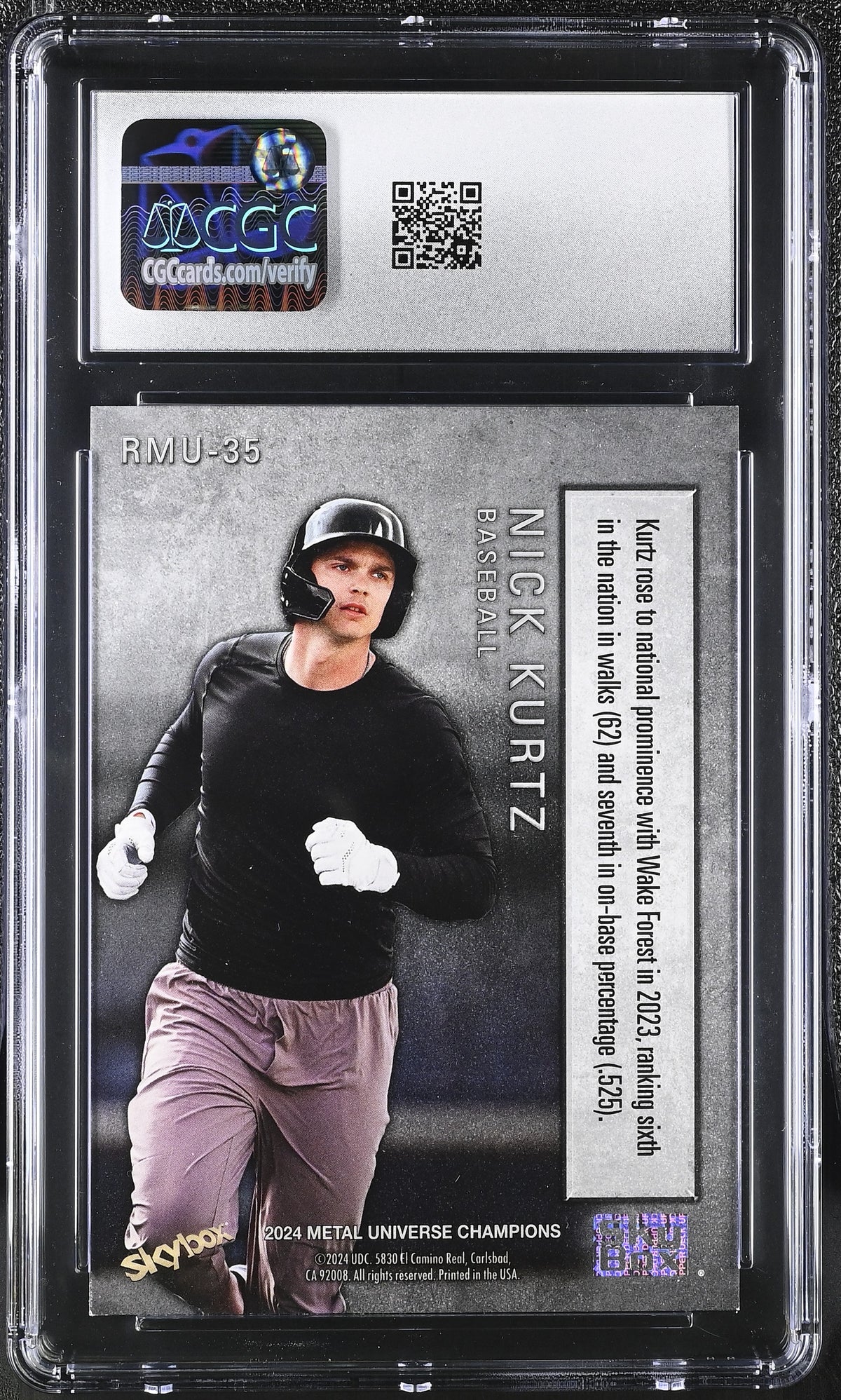 2024 UD Metal Universe Champions '99-00 Retro #RMU-35 CGC 9.5