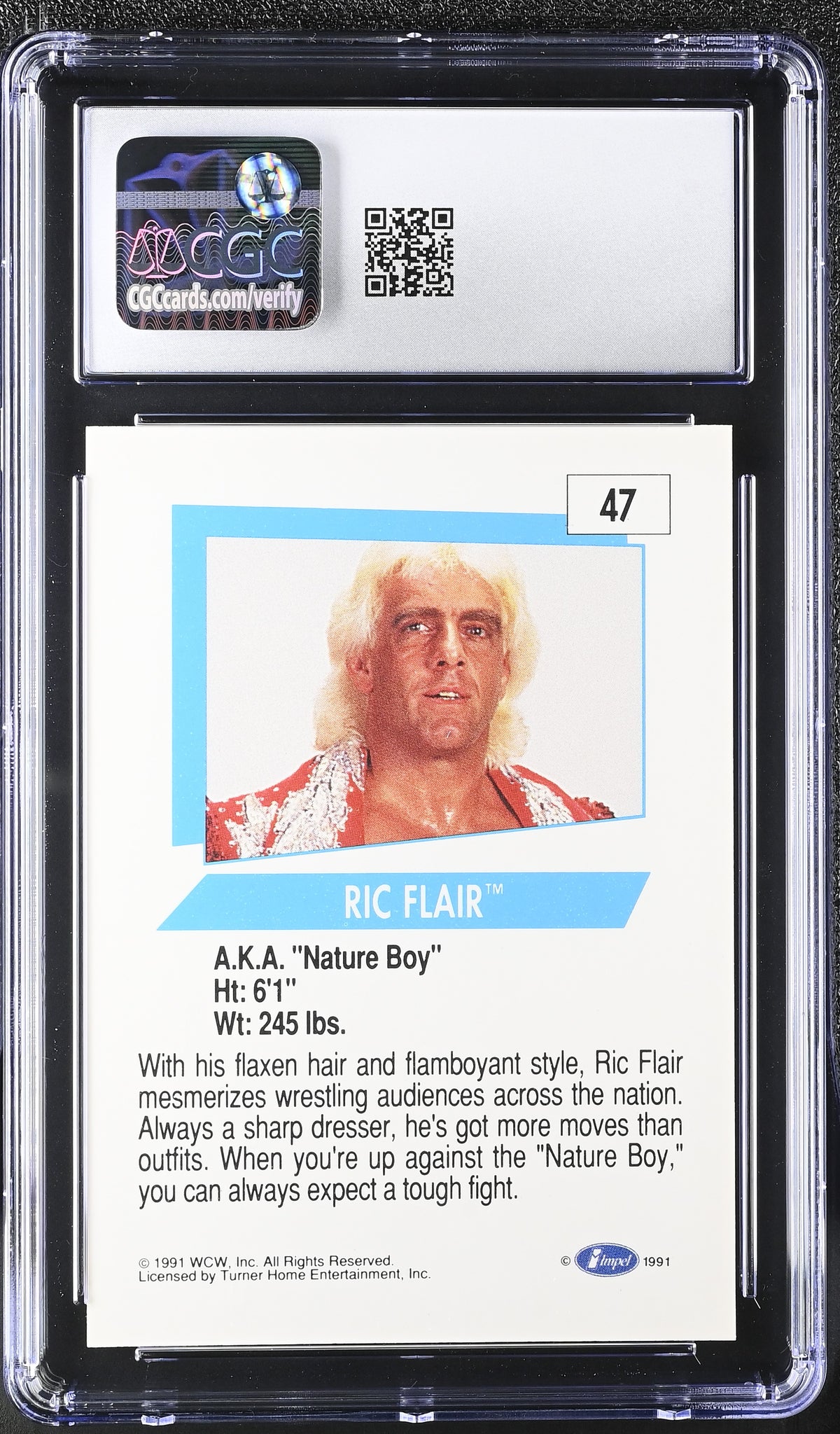 1991 Impel WCW Ric Flair #47 CGC 9