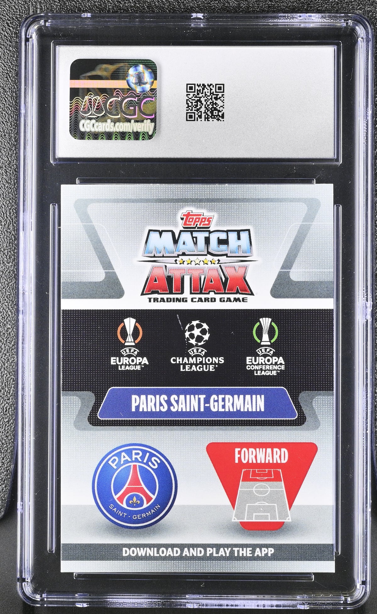 2021-22 Topps Match Attax Lionel Messi Out of This World #OUT16 CGC 9.5 PSG