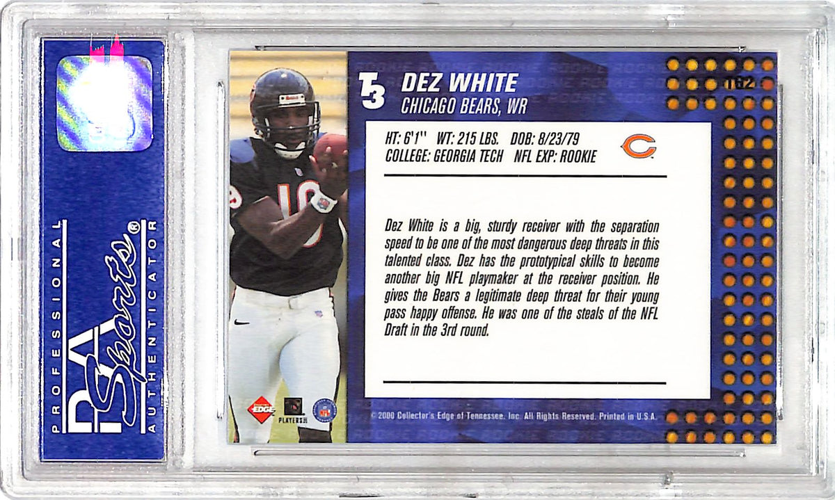 2000 Collector's Edge T3 Retail Dez White #162 PSA 9 Baltimore Ravens