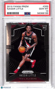 2019 Panini Prizm Nassir Little #269 PSA 10