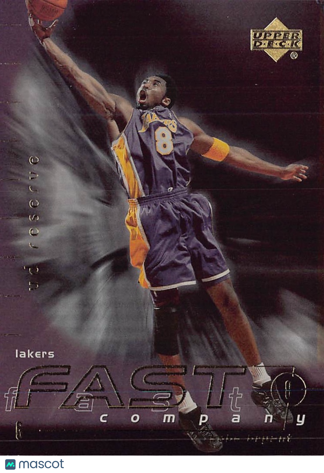2001-02 Upper Deck Reserve Kobe Bryant Fast Company #FC2 Los Angeles Lakers